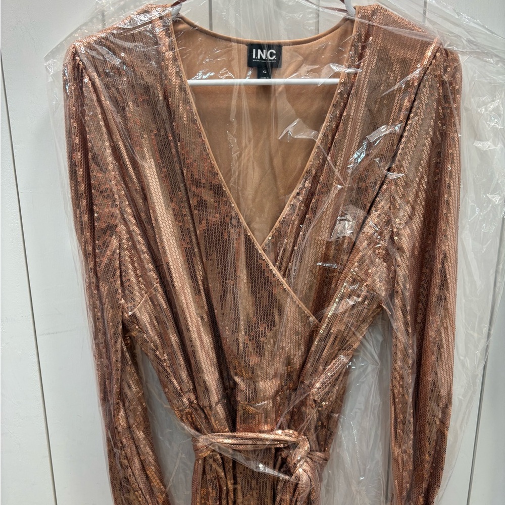 INC International Concepts Bronze Dress
